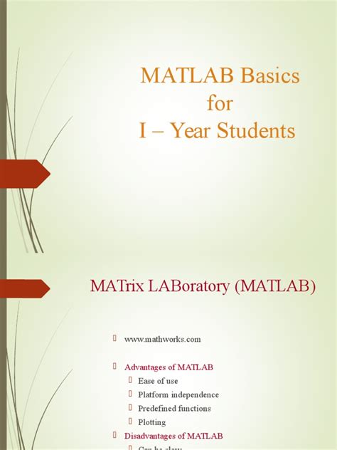 MATLAB Basics Examples 的图像结果