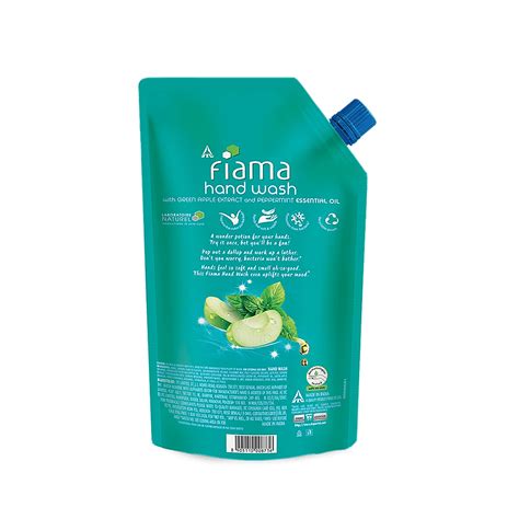 Fiama Fresh hand Wash, Peppermint oil & Green Apple extract handwash,f ...