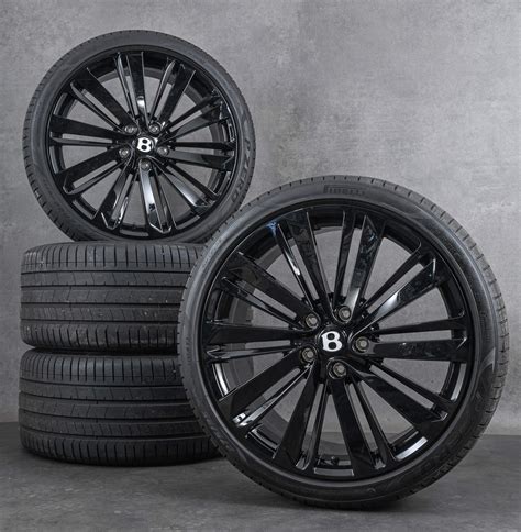 Original Bentley Continental Speed GT GTC rims 22 inch 3SA6010AQ summer wheels
