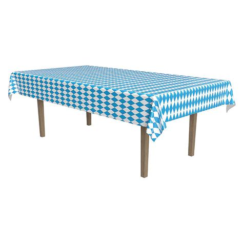 Beistle - Oktoberfest Tablecover - Blue and White - 12 Pack | Oriental ...