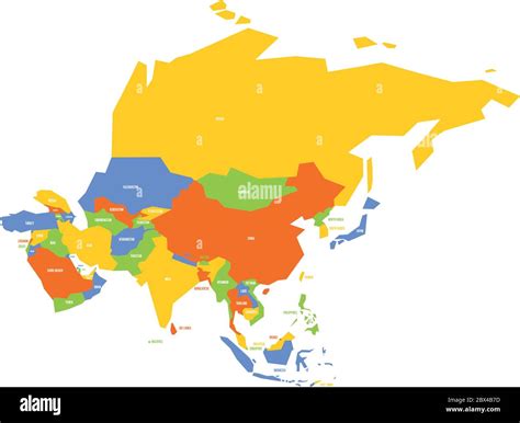Simple Map Asia Continent 的图像结果