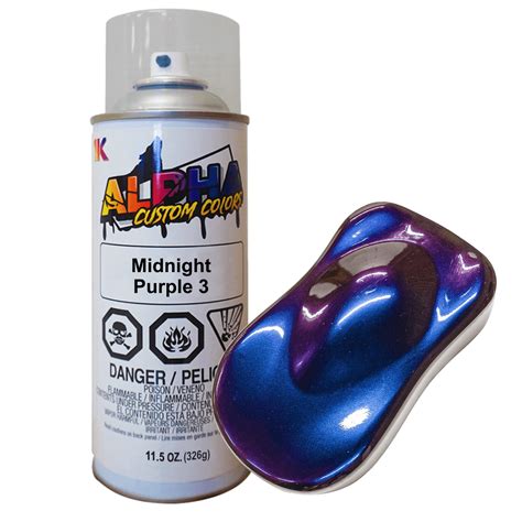 Midnight Purple 3 Alpha Custom Color Aerosol Spray Can Paint – The Spray Source