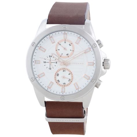 Giordano Multifunction Silver Dial Men's Watch - 1885-01 : Amazon.in ...