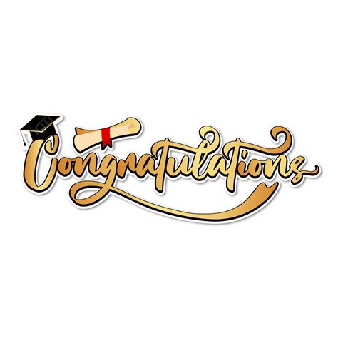 Best 11 Congratulation On Your Graduation Text With Toga Hat, Happy ...