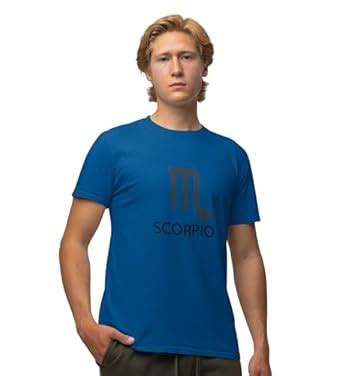 Buy SHRI SAPTHAHARI ENTERPRISES Scorpio (BG black) Blue Round Neck ...