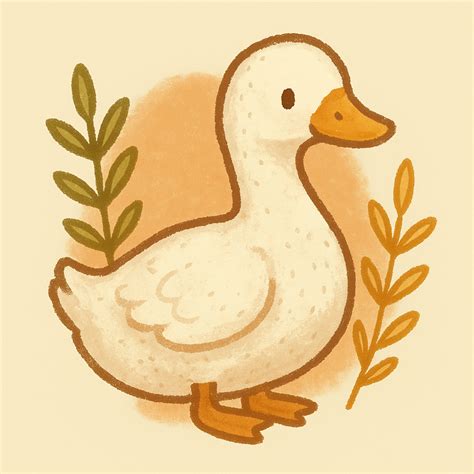 aesthetic || kawaii goose | Duck art, Cute little drawings, Drawings