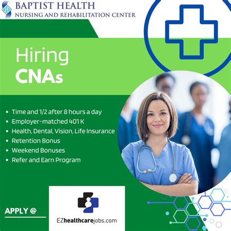 Baptist Health is Hiring CNAs – All Shifts, Full Time, Part Time, Per ...