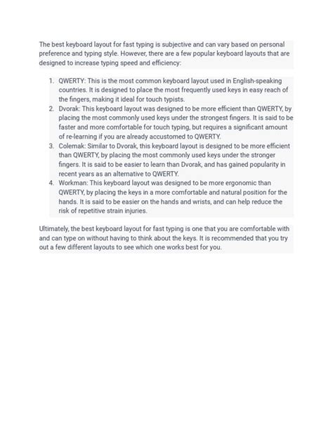 Image result for Fastest Keyboard Layout