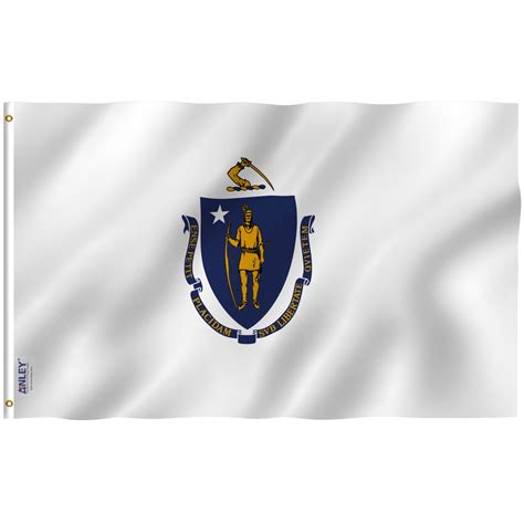ANLEY Fly Breeze 3x5 Foot Massachusetts State Flag - Vivid Color and UV ...