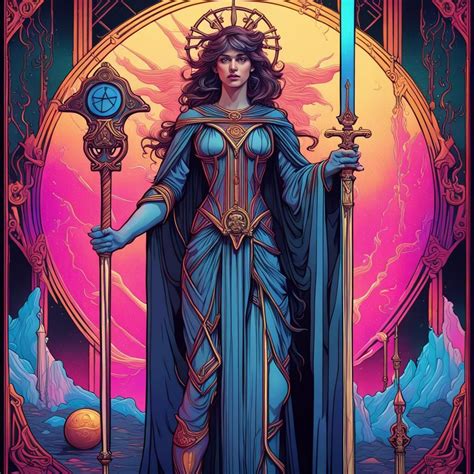 Queen of Swords - AI Generated Artwork - NightCafe Creator