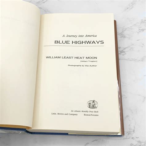 Blue Highways: A Journey into America by William Least Heat-Moon [FIRS