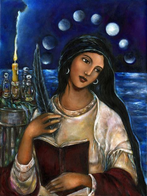 Mary Magdalene Portrait, Sacred Wisdom Print, Visionary Guide Art, Sacred Mother, Magdalene ...