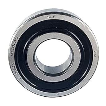 SKF 6201-2RS Brand Rubber Seals Ball Bearings (Silver) Pack Of 6 ...