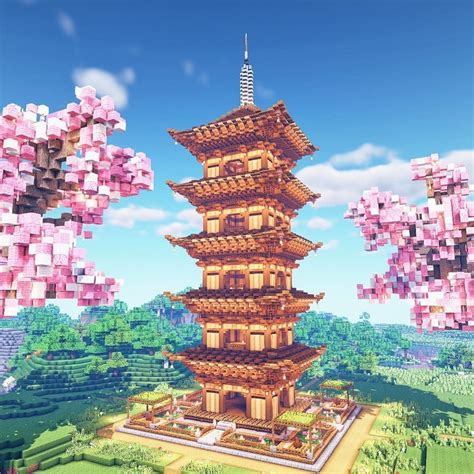 Minecraft Japanese Temple