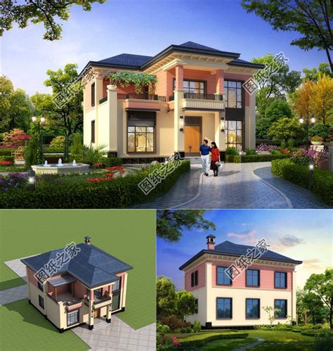 造价18万二层别墅设计，费用更经济功能更实用，众多人的选择_盖房知识_图纸之家