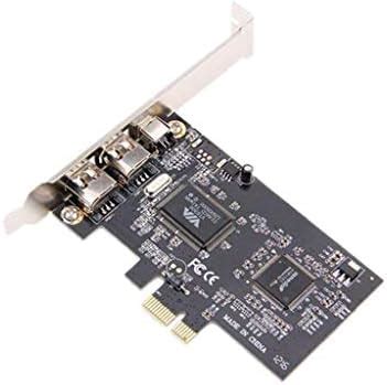 Techlines PCI Express x1 PCI-E FireWire 1394a IEEE1394 Controller Card ...
