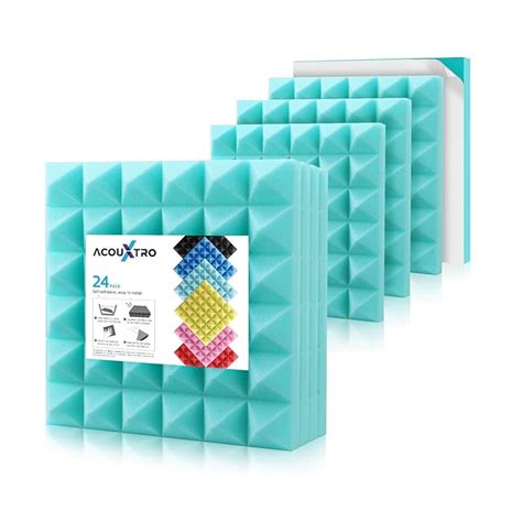 Buy Soundproof Wall Panels 2 inch Thick, Self-Adhesive Sound Cancelling ...