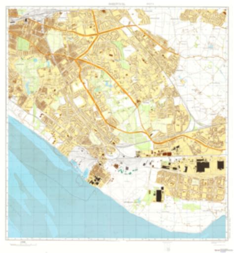 Liverpool 4 (UK) - Soviet Military City Plans – Longitude Maps