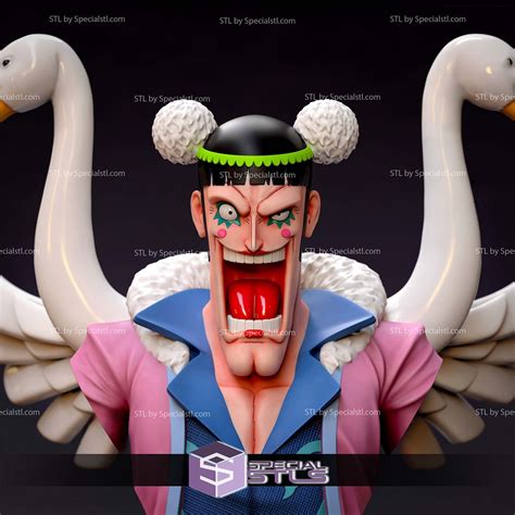 Bentham One Piece Bust Sculptures 3D Printing | SpecialSTL