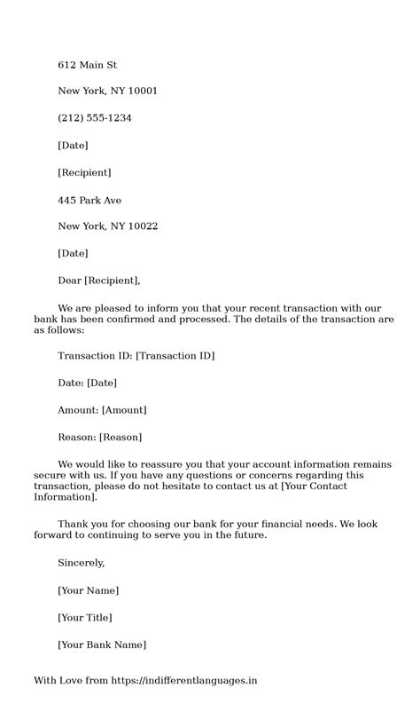 2 Examples of Bank Confirmation Letter Sample