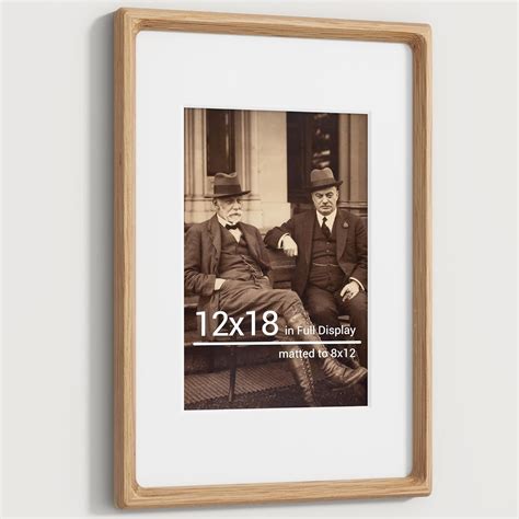 12x18 Picture Frames Natural Oak,Original Wood Hand Make Crafted ...