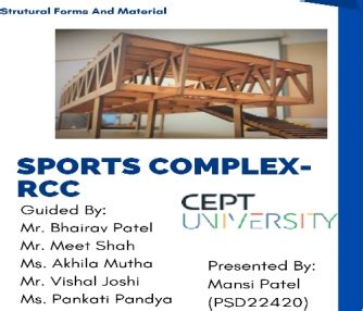 RCC SPORTS COMPLEX | CEPT - Portfolio