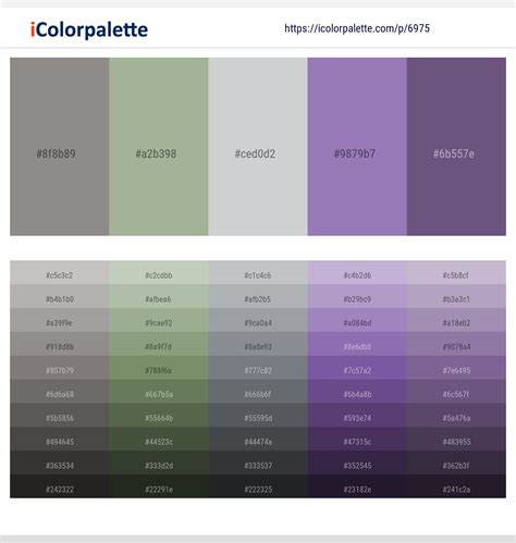 1 Latest Color Schemes with Iron And Purple Mountain’s Majesty Color ...