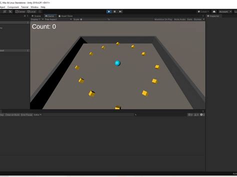 Unity Roll a Ball Tutorial 的图像结果