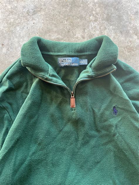 (XL) Vintage Polo Quarter-Zip – NewVintageThrifts
