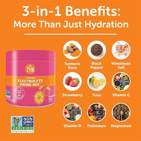 ZYN Electrolyte Powder Drink Mix with Turmeric - India | Ubuy