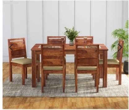 SHRI RAM ENTERPERISES Fabric 6 Seater Dining Table Price in India - Buy ...