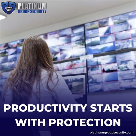 How Platinum Group Security boosts productivity | PGS USA posted on the ...