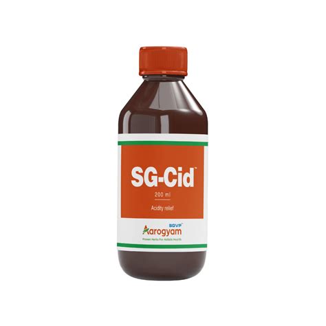 SG-Cid Syrup – SGVP Aarogyam