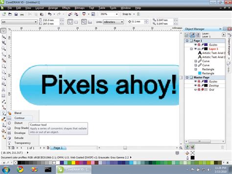 Image result for CorelDRAW X5 First Interface