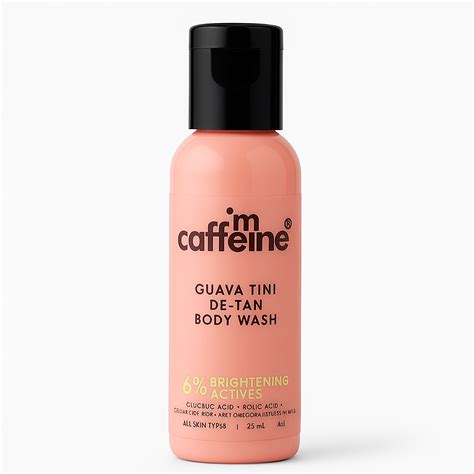 Guava Tini De-Tan Body Wash - 25ml – mCaffeine