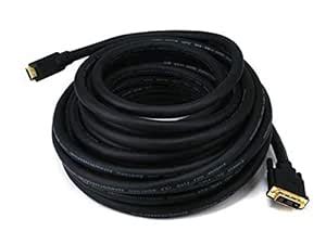 Buy Monoprice 102810 50-Feet 22AWG CL2 Standard HDMI to DVI Adapter ...
