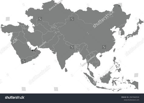 Asia Map No Labels 的图像结果