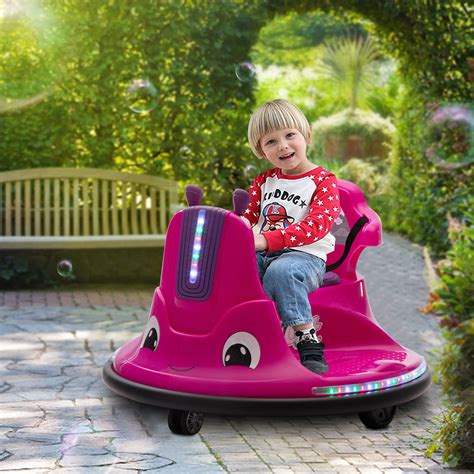 Buy iRerts 12 Volt Bumper Car for Kids Toddlers, Battery Powered Ride ...