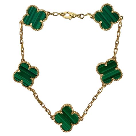 Van Cleef and Arpels Pure Alhambra Black Onyx 18K Yellow Gold Bracelet at 1stDibs | van cleef ...