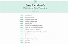 Wedding Day Itinerary by Free Wedding Itinerary Templates And Timelines Wedding Day Itinerary