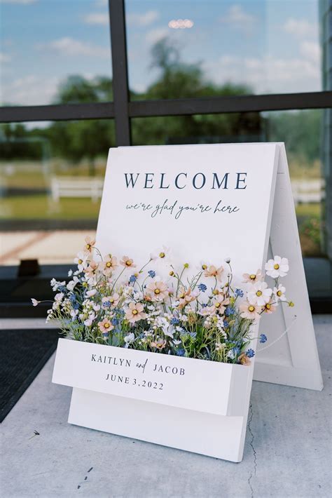 Downloadable tutorial flower box welcome sign picture and etsy – Artofit