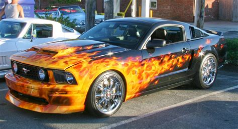 Flaming Mustang