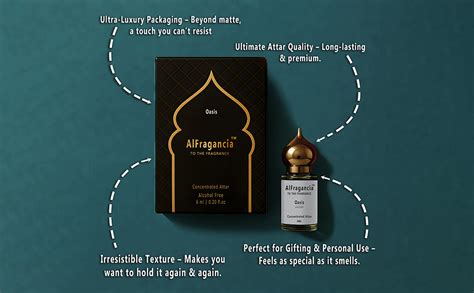 Alfragancia Oasis Attar 6ml – Luxury Unisex Perfume Oil for Men & Women ...