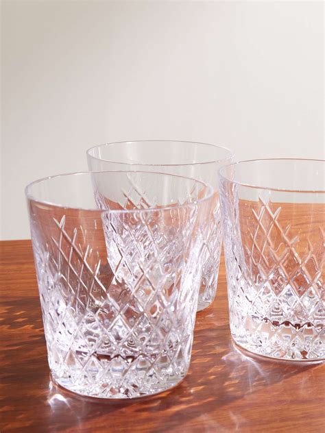 SOHO HOME Barwell Set of Four Crystal Rocks Glasses for Men | MR PORTER