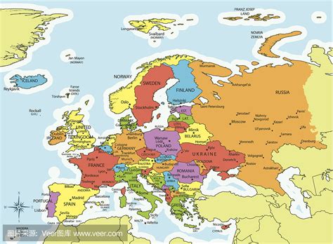 中文欧洲地图 -卓号地图