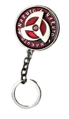 RidhimaArt Naaruto Anime Red Uchiha Sharingan Design Revolving Logo ...