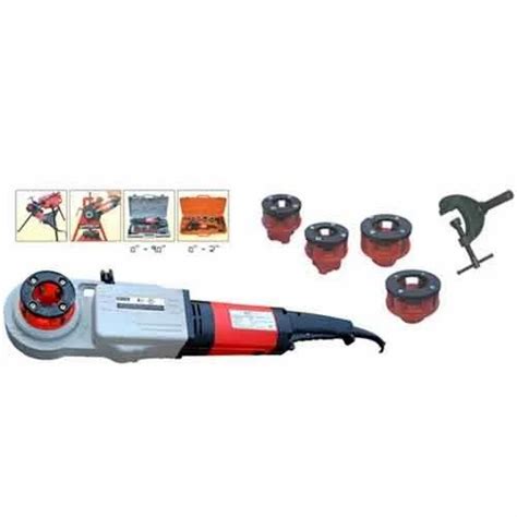 Image result for Using a Portable Electric Pipe Threader