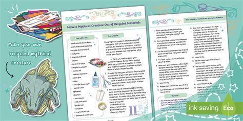 Mythical Creatures Craft (With Recycled Materials) - Twinkl