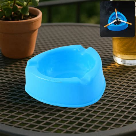 Heavy Duty Plastic Ashtray – Unbreakable, Washable & Heat-Resistant ...