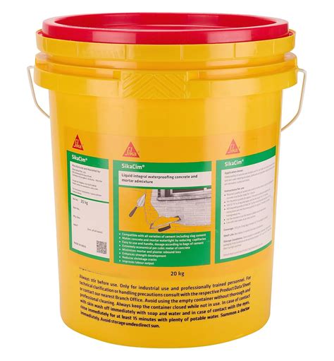 SIKA SikaCim Liquid Waterproofing Admixture for Concrete & Mortar